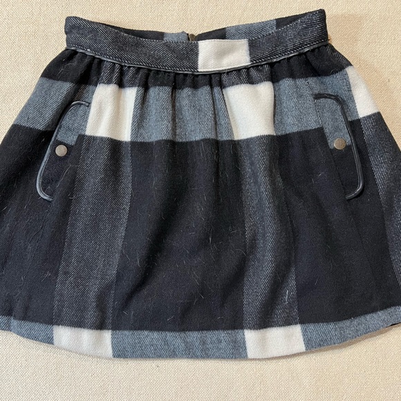 Free People Black and white plaid skirt - Picture 1 of 6